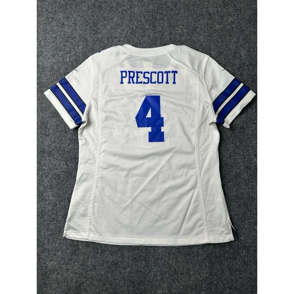 Womens NFL Nike Dallas Cowboys #4 Dak Prescott White Jersey, Size M - Picture 1 of 6
